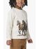 Image #2 - Carhartt Toddler Girls' Horse Logo Long Sleeve Graphic Tee, Cream, hi-res