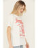 Image #2 - Day Dreamer Women's Lainey Wilson Horse Short Sleeve Graphic Tee, White, hi-res