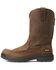 Image #2 - Ariat Men's Turbo Waterproof Western Work Boots - Soft Toe, Brown, hi-res