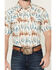 Image #3 - RANK 45® Men's Everglades Southwestern Print Short Sleeve Snap Performance Western Shirt, Ivory, hi-res