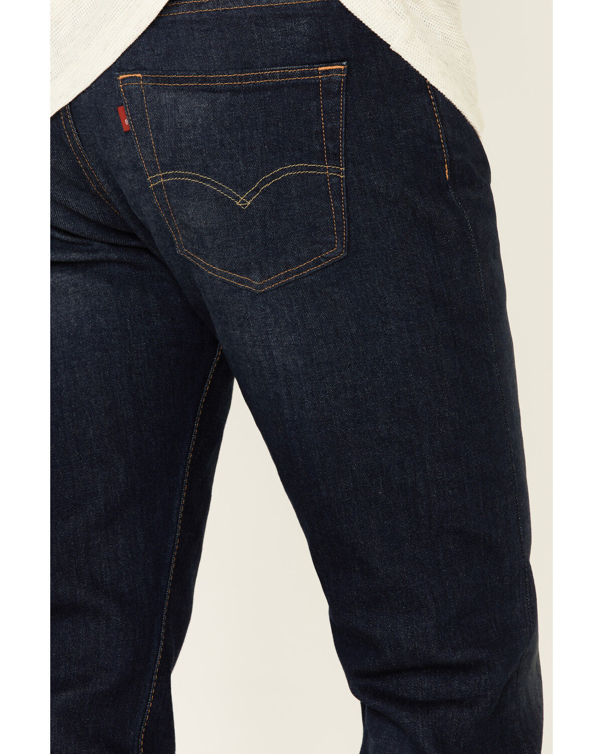 Image #4 - Levi's Men's 501 Original Fit Anchor Stretch Straight Jeans, Blue, hi-res