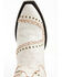 Image #6 - Laredo Women's Bone Embellished Booties - Snip Toe , Off White, hi-res