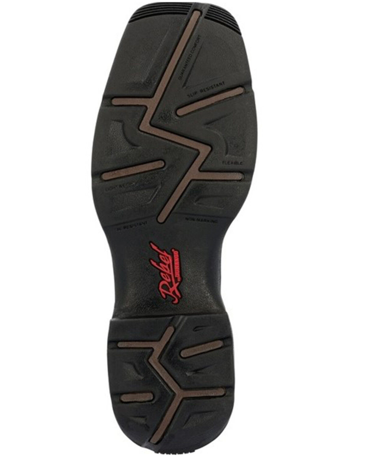 Image #7 - Durango Men's Rebel Performance Western Boots - Square Toe, Blue, hi-res