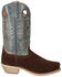 Image #2 - Smoky Mountain Men's Santa Fe Performance Western Boots - Square Toe, Dark Brown, hi-res