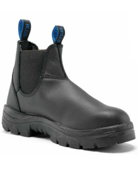Image #1 - Steel Blue Men's Hobart 6" Water Resistant Work Boots - Steel Toe, Black, hi-res