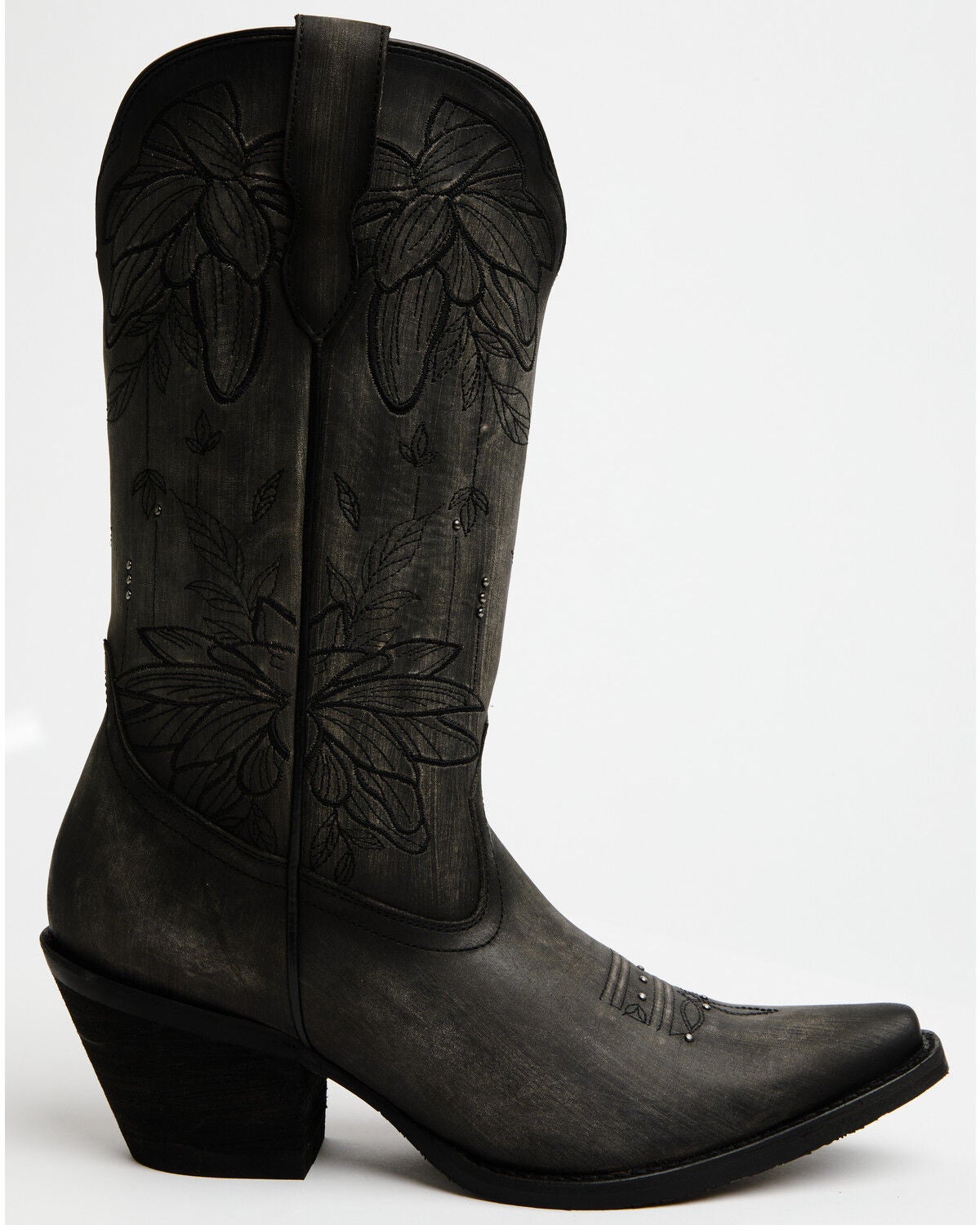 Image #2 - Shyanne Women's Toba Western Boots - Snip Toe, Black, hi-res