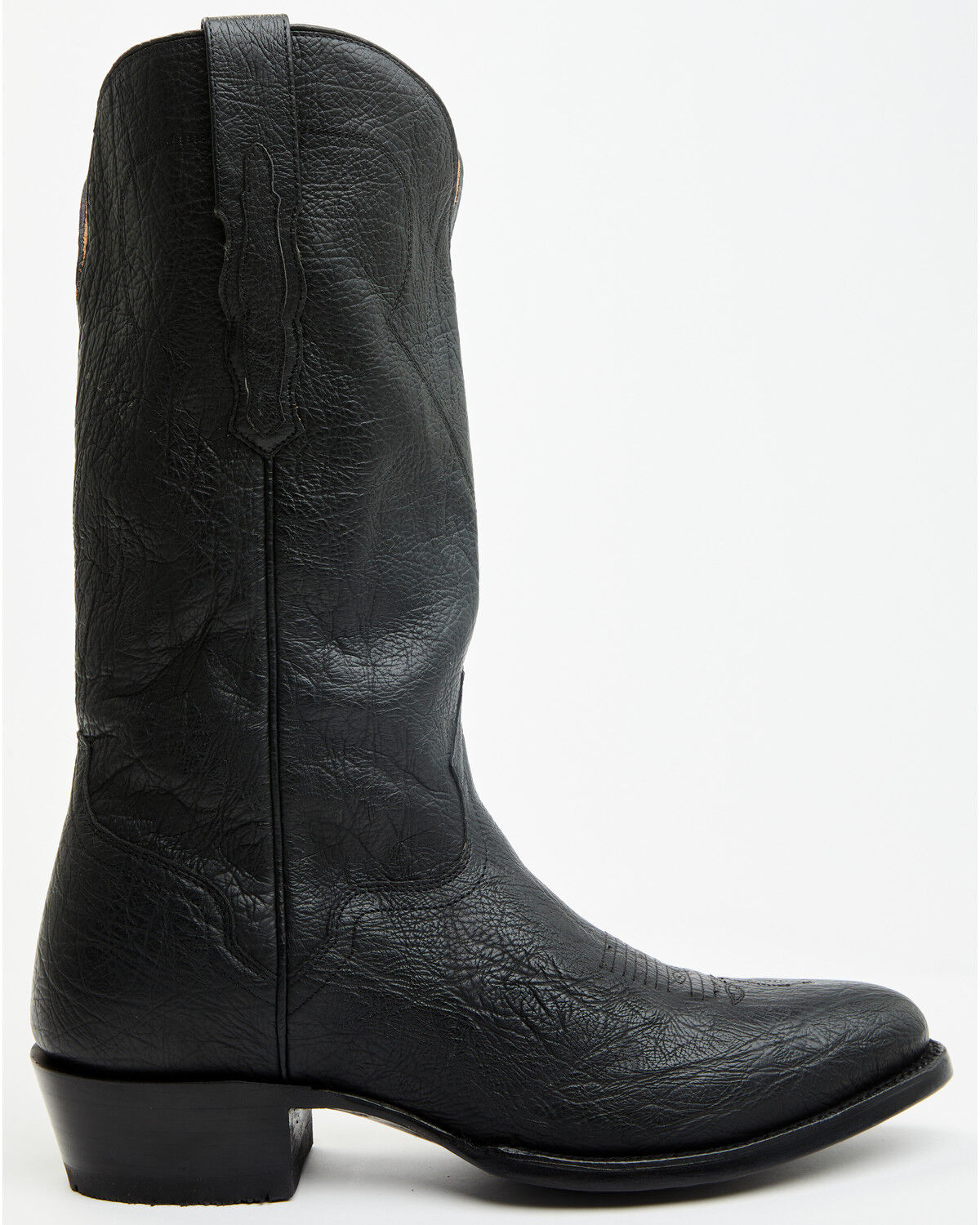 Image #2 - El Dorado Men's Sammy Western Boots - Round Toe, Black, hi-res
