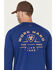 Image #4 - Ariat Men's Rebar Heat Fighter Work Hard Long Sleeve Pocket Work Shirt, Medium Blue, hi-res