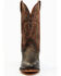 Image #4 - Dan Post Men's Exotic Teju Lizard Leather Tall Western Boots - Round Toe, Dark Brown, hi-res