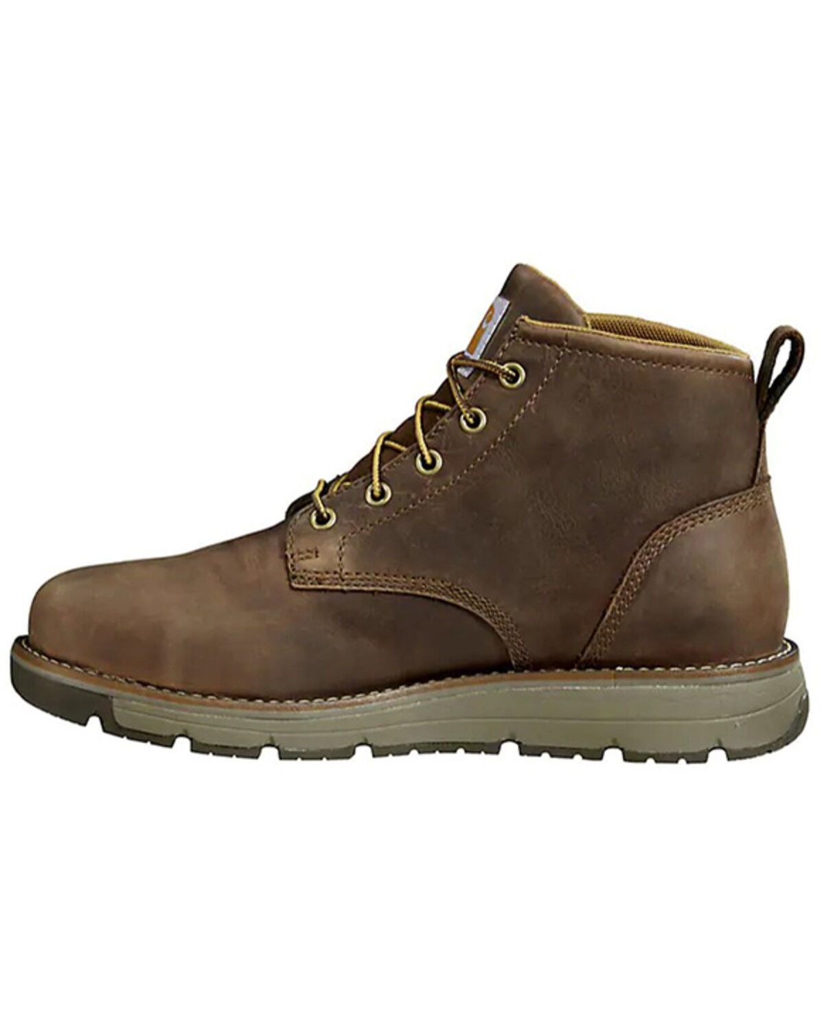 Image #3 - Carhartt Men's Millbrook 5" Waterproof Work Boots - Steel Toe, Brown, hi-res