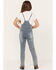 Image #4 - Hayden Girls' Medium Wash Denim Overalls, Blue, hi-res