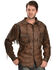Kobler Leather Men's Chirikahua Leather Shirt, Brown, hi-res