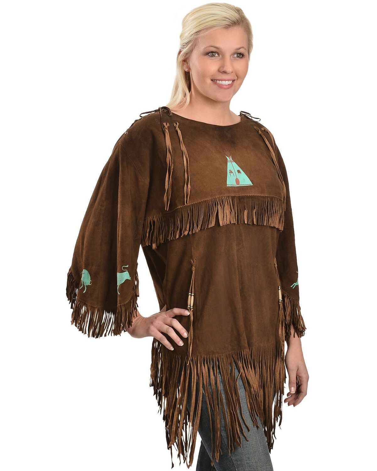 Kobler Leather Picachu Fringe Shirt 