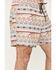 Image #2 - Rock & Roll Denim Men's Southwestern Print Stretch Volley Shorts, Aqua, hi-res