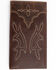 Image #1 - Cody James Men's Rodeo Stitched Leather Wallet, Brown, hi-res