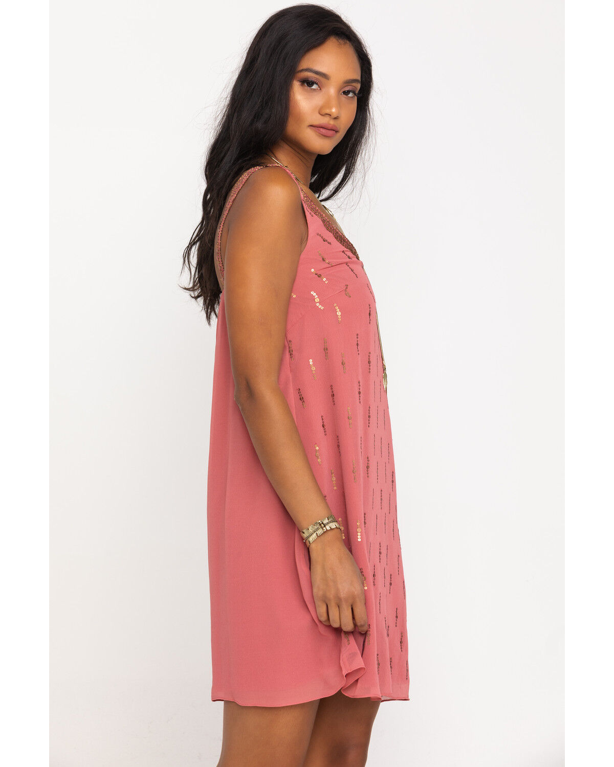 matte sequin dress