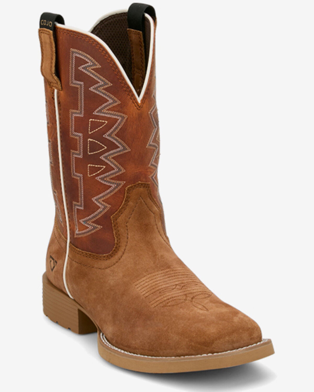 Justin X Cody Johnson Men's Dear Rodeo Performance Western Boots - Broad Square Toe, Brown, hi-res