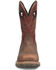 Image #4 - Double H Men's 11" Brock Western Work Boots - Composite Toe, Red, hi-res