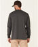 Image #4 - Hawx Men's Solid Charcoal Forge Long Sleeve Work Pocket T-Shirt - Tall, Charcoal, hi-res