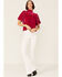 Image #4 - Free People Women's Velvet Knit Claudia Puff Short Sleeve Tee, Pink, hi-res