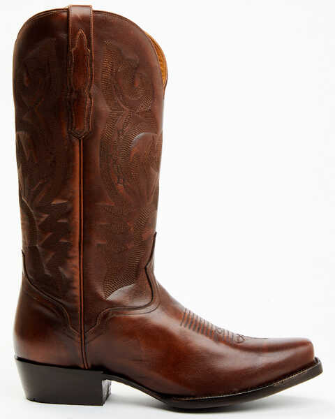Image #2 - El Dorado Men's Calf Leather Western Boots - Square Toe, Tan, hi-res