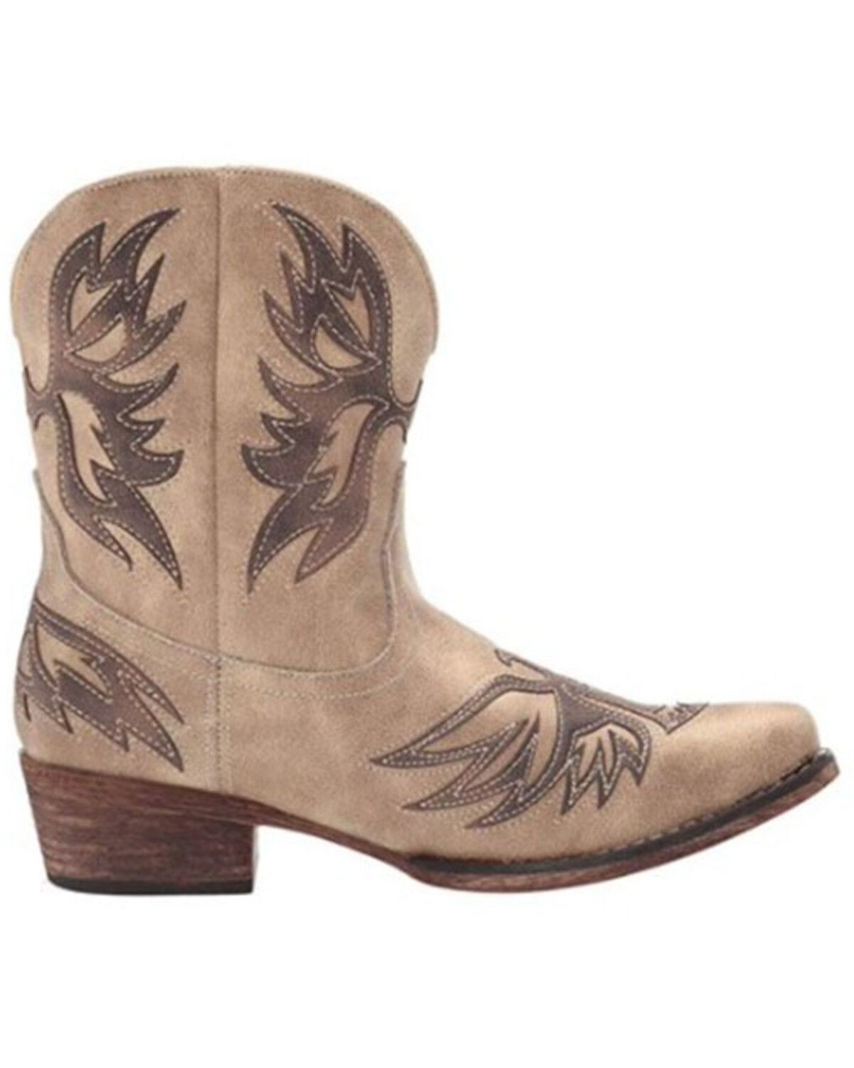 Image #2 - Roper Women's Amelia Western Booties - Snip Toe, , hi-res