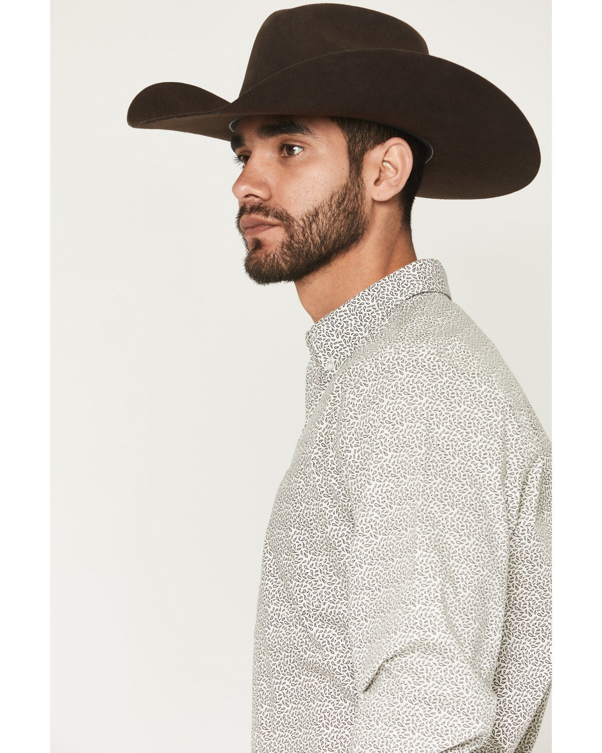 Cody James Men's Rhett Micro Paisley Print Long Sleeve Button-Down ...