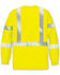 Image #2 - Rasco Men's FR Hi-Vis Segmented Trim Long Sleeve Work Shirt , Yellow, hi-res