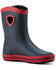 Image #1 - Ariat Boys' Kelmarsh Rubber Boots, Navy, hi-res