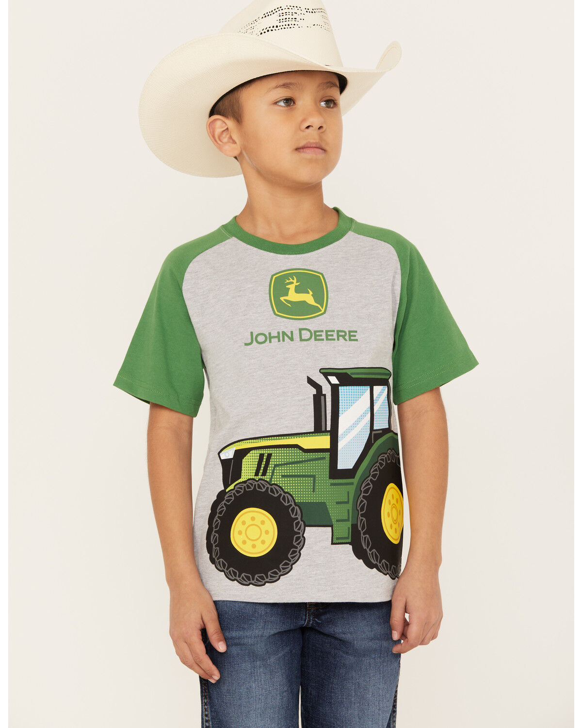 Image #1 - John Deere Boys' Tractor Graphic T-Shirt, , hi-res