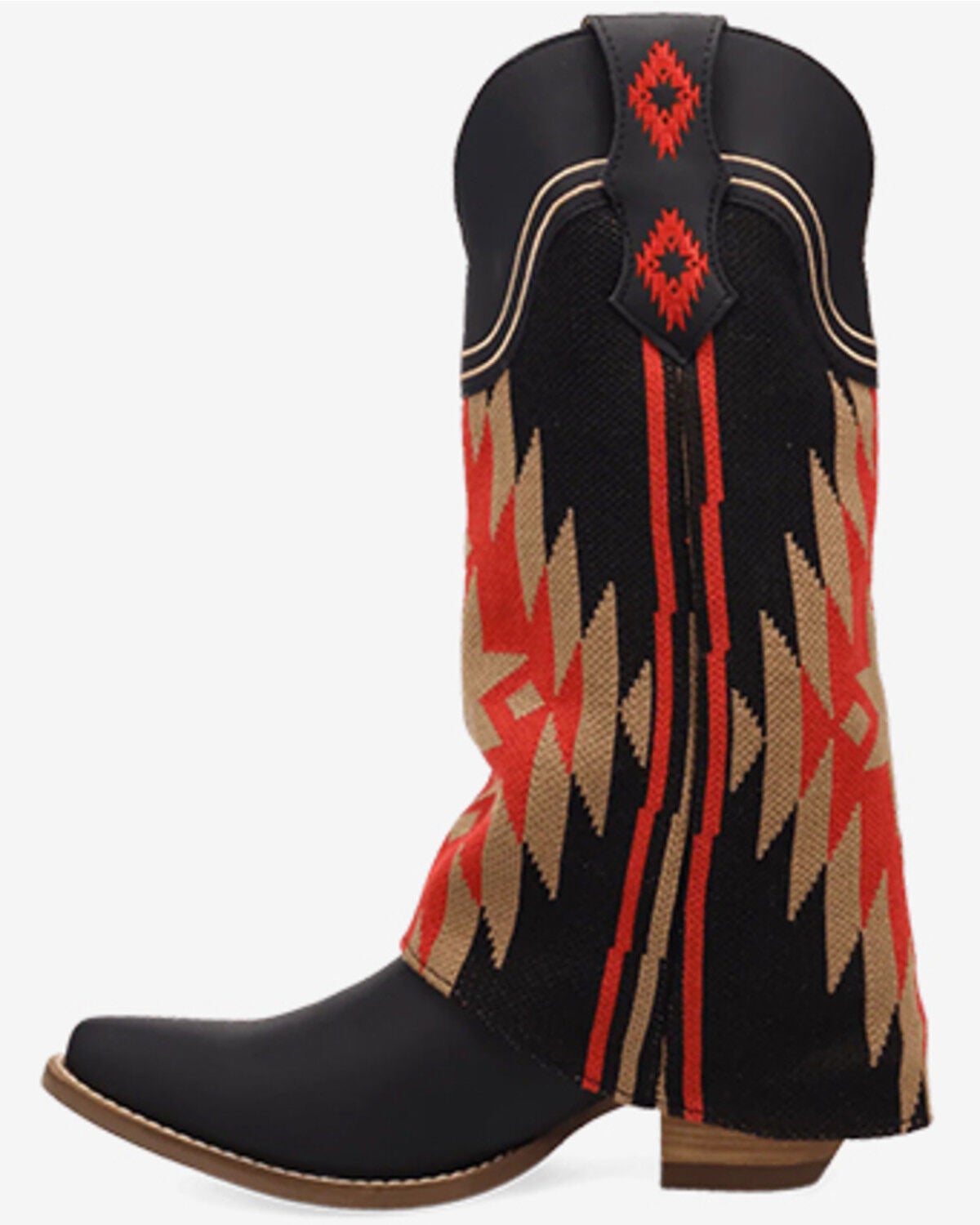 Image #3 - Dingo Women's Mystic Mesa Western Boots - Snip Toe, Black, hi-res