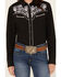 Image #3 - Rodeo Clothing Women's Embroidered Long Sleeve Snap Western Shirt, Black, hi-res