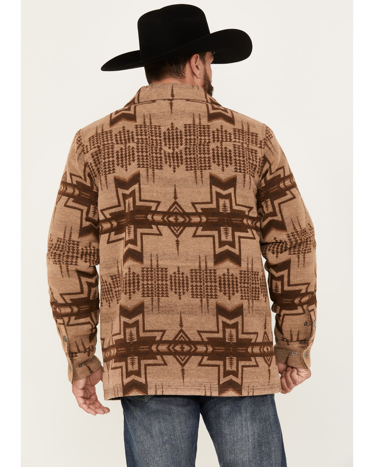 Powder River Outfitters by Panhandle Men s Commander Multicolor Snap Wool Jacket Country Outfitter