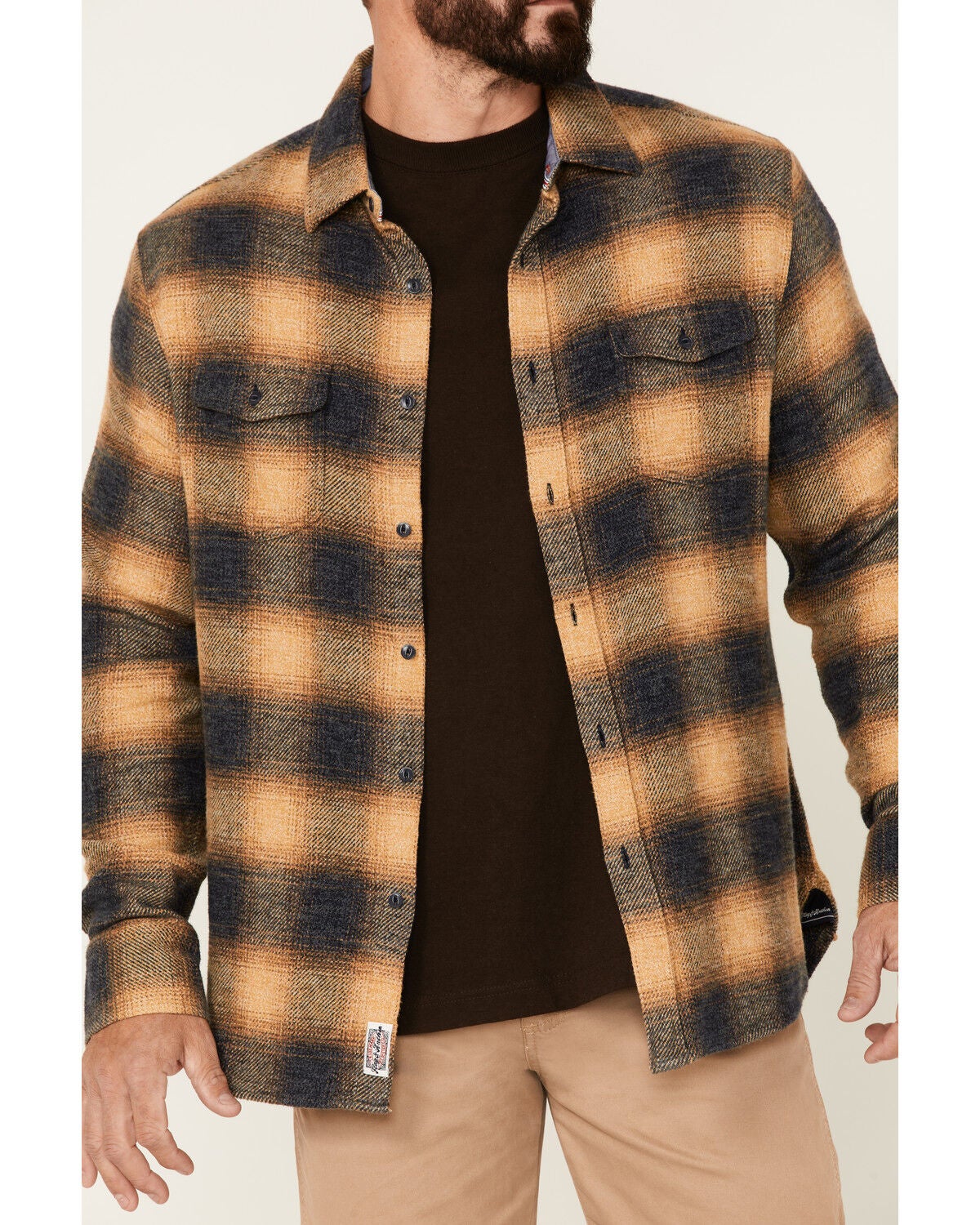 plaid western jacket