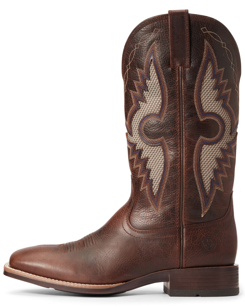 Ariat Men's Solado VentTEK Western Boots Wide Square Toe Country
