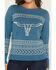 Image #3 - Cotton & Rye Women's Steerhead Sweater, Blue, hi-res