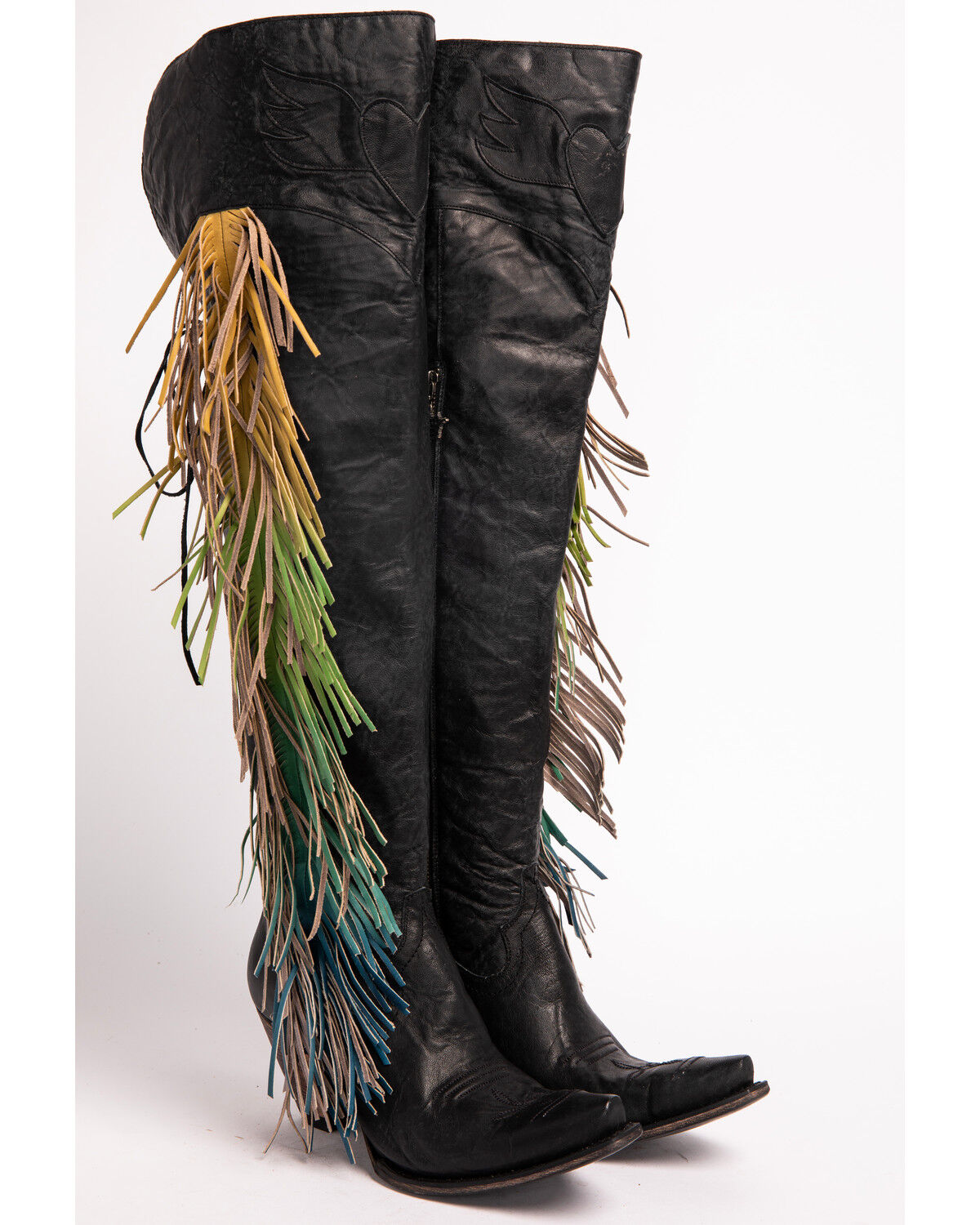 Image #5 - Junk Gypsy by Lane Women's Spirit Animal Tall Boots - Snip Toe, Black, hi-res