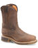 Image #1 - Carolina Men's Anchor Waterproof Western Work Boots - Composite Toe, Brown, hi-res