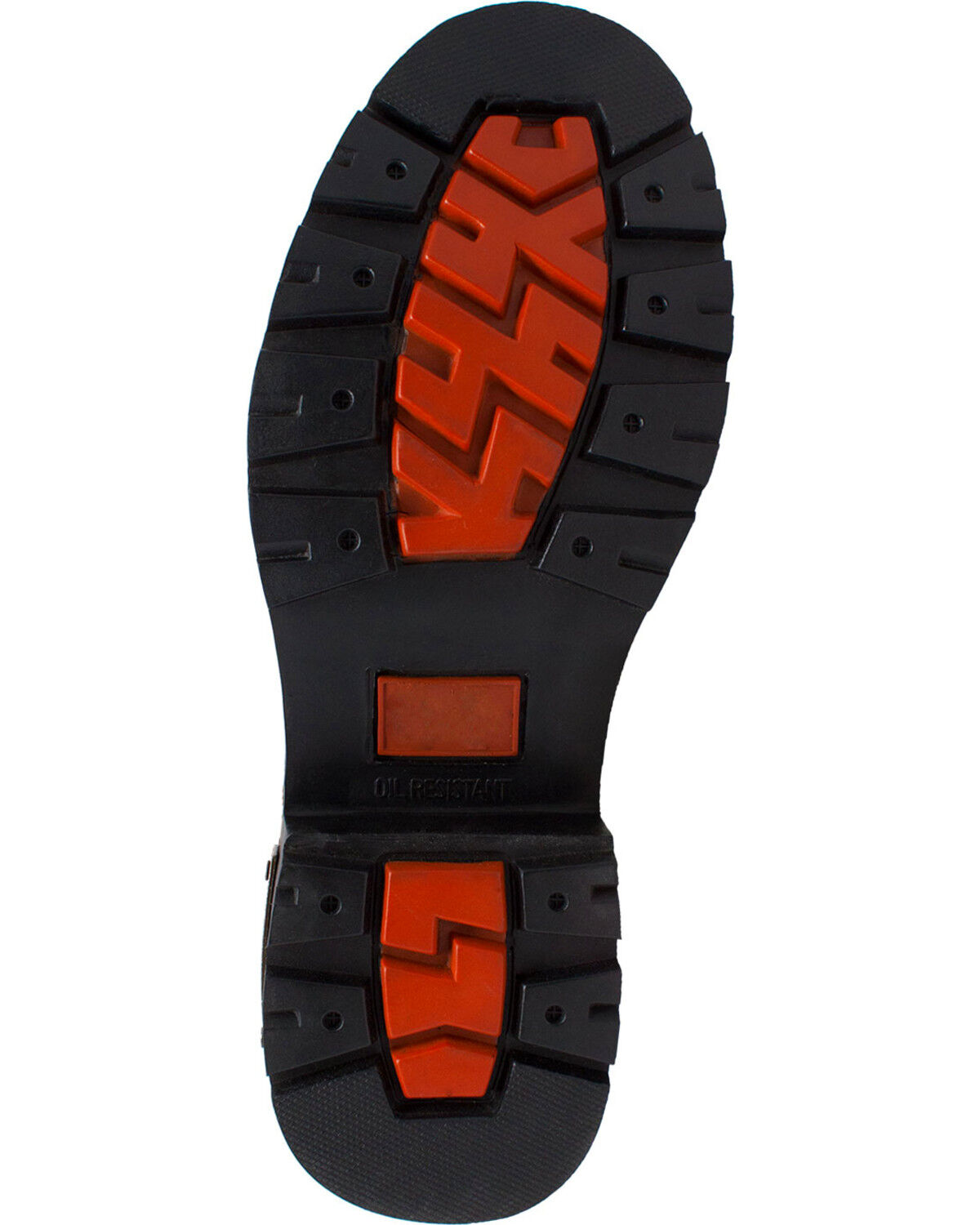 Image #4 - Ad Tec Men's 6" Lace Zipper Biker Boots - Round Toe, Black, hi-res