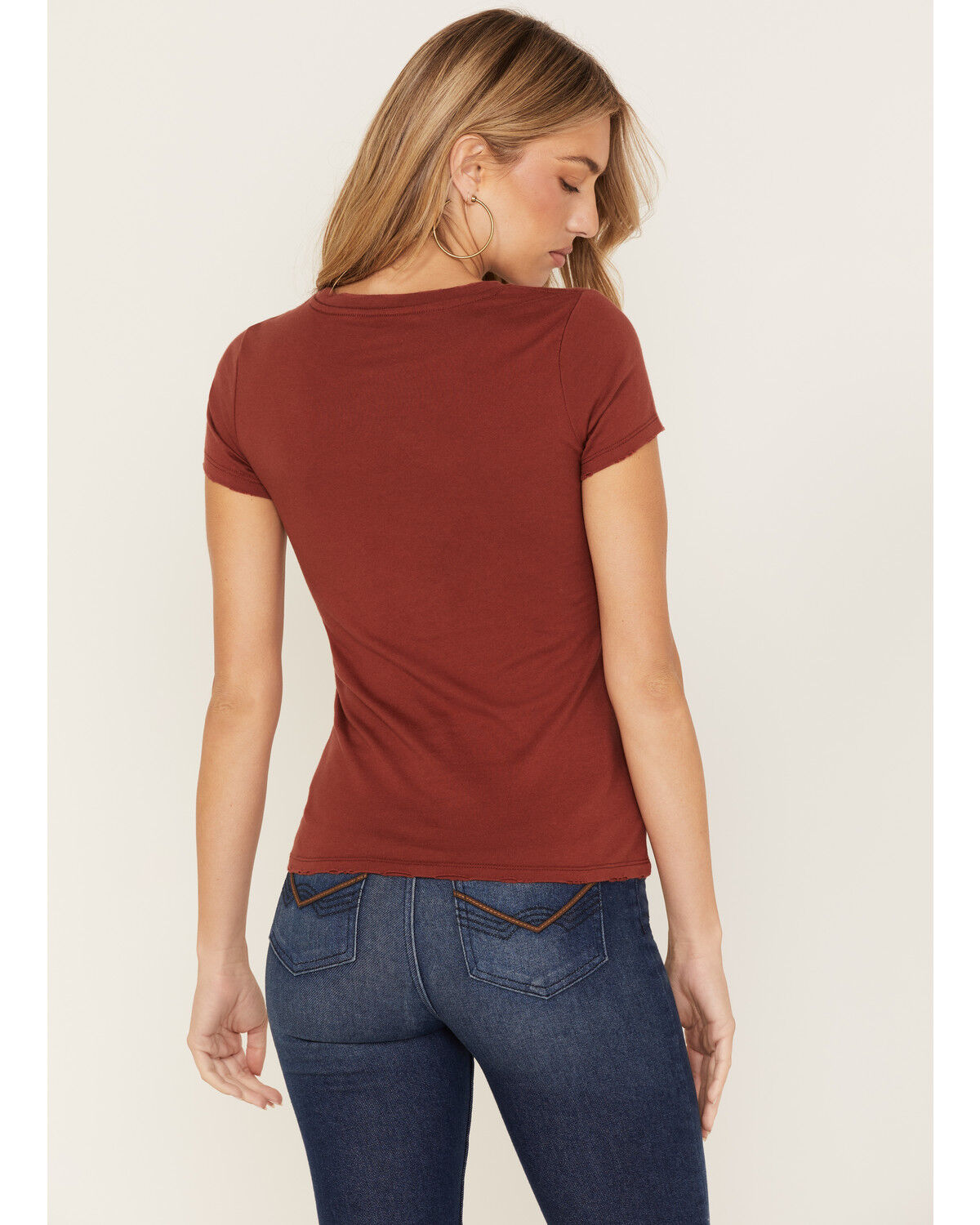 Image #4 - Idyllwind Women's Wild Spirit Graphic Trustie Tee, Brandy Brown, hi-res