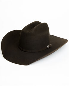 Cody James Men's 3X Brown Traditional Crease Wool Felt Western Hat , Brown, hi-res