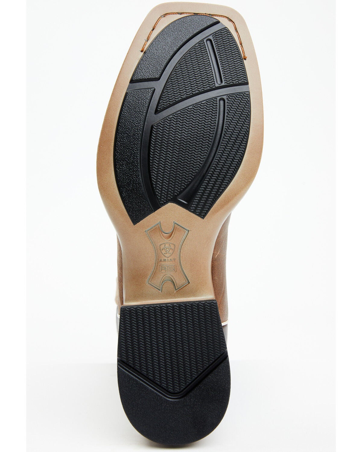 Image #7 - Ariat Men's Lasco Ultra Light Western Performance Boots - Broad Square Toe, Beige, hi-res