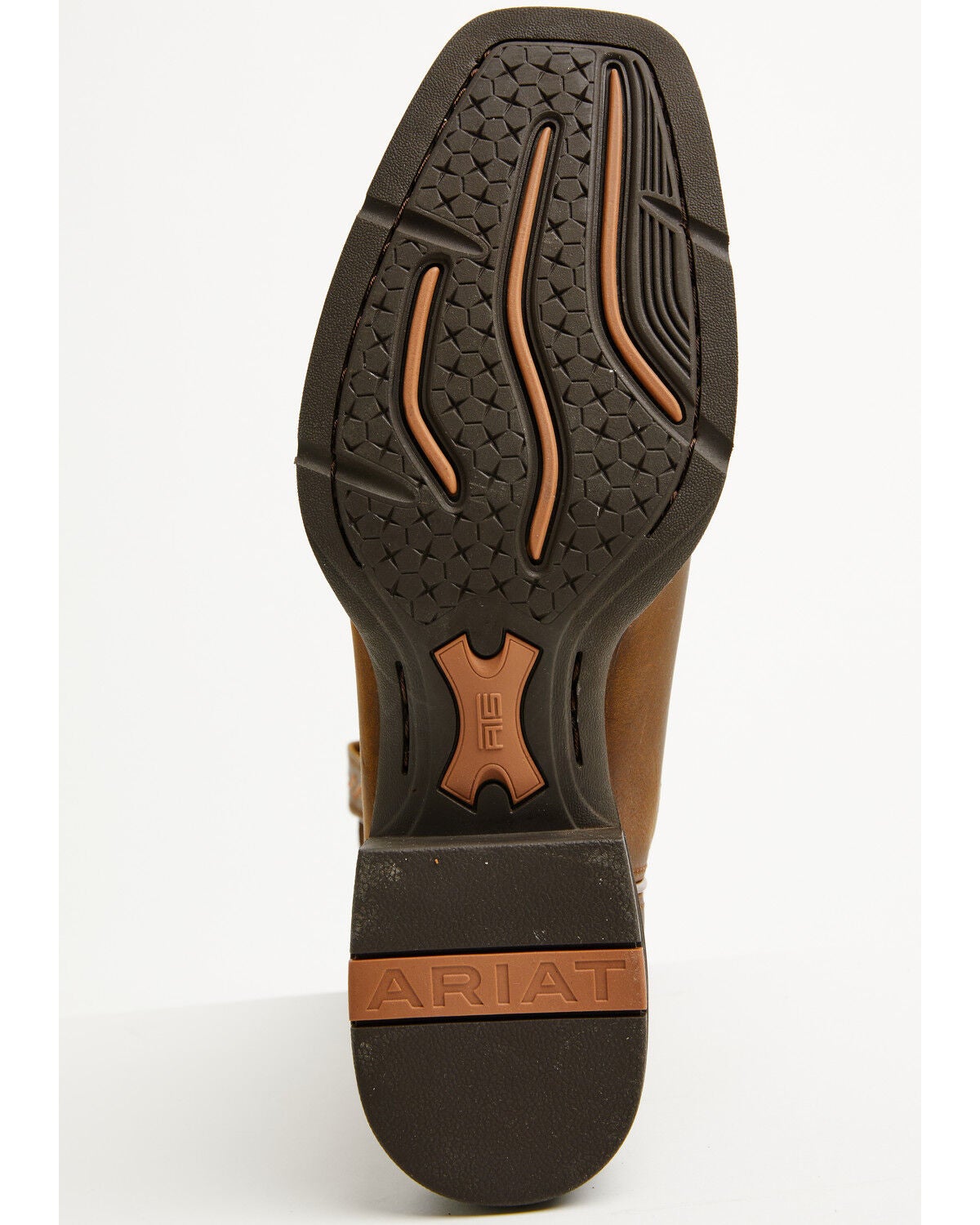Image #7 - Ariat Men's Sport Herdsman Western Performance Boots - Square Toe, Brown, hi-res