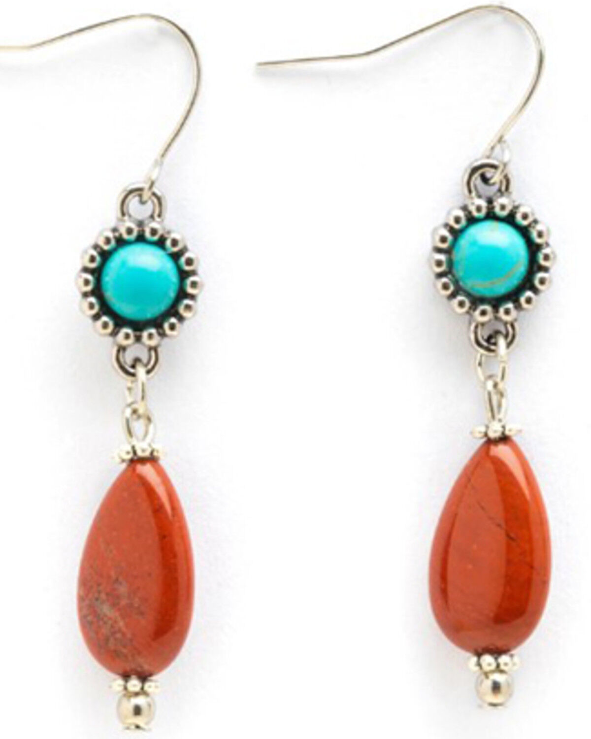 Image #1 - Cowgirl Confetti Women's Art Of Love Earrings, Silver, hi-res