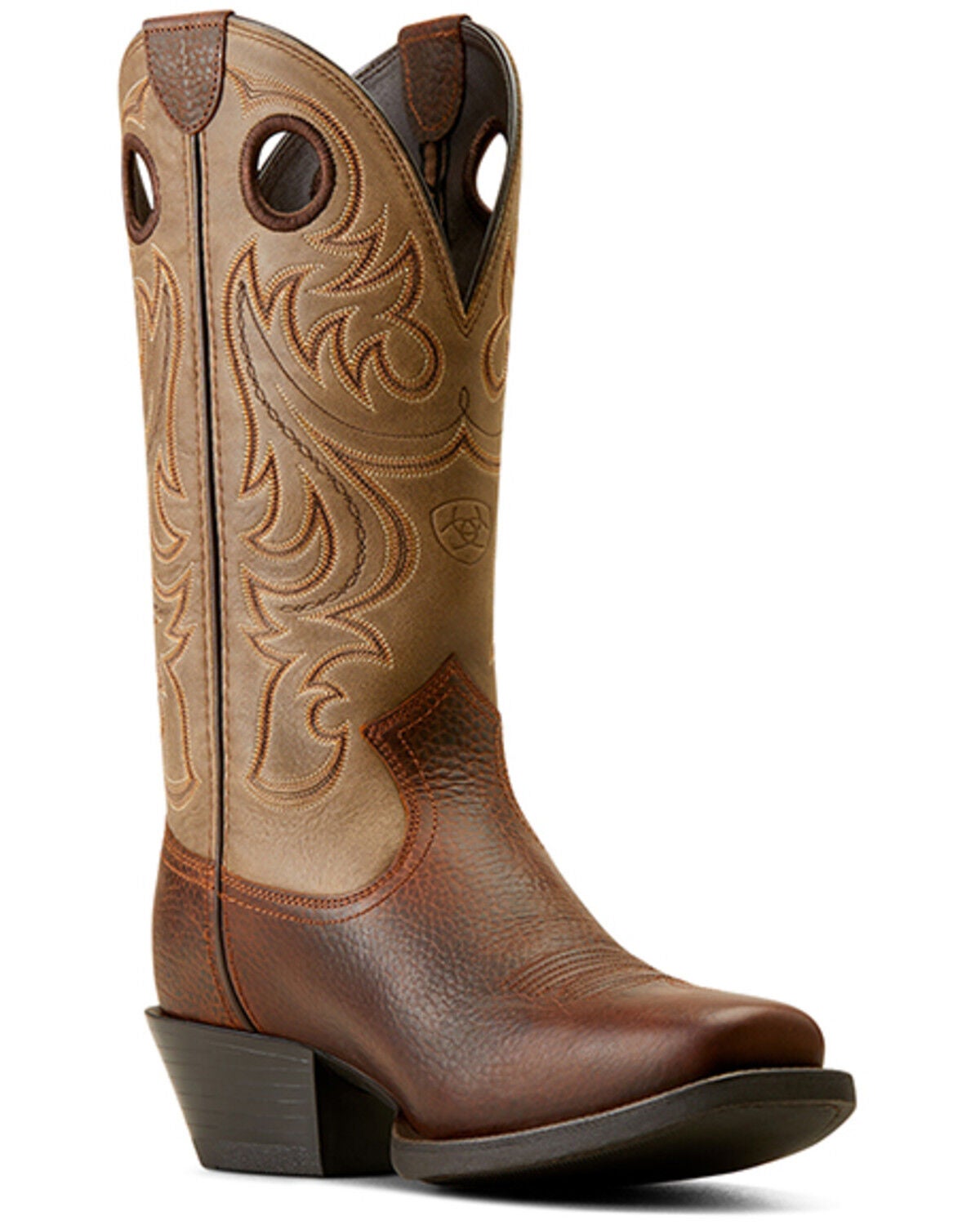 Ariat Men's Sport Performance Western Boots - Square Toe, Brown, hi-res
