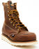 Image #1 - Thorogood Men's American Heritage 8" Made In The USA Wedge Work Boots - Steel Toe, Brown, hi-res