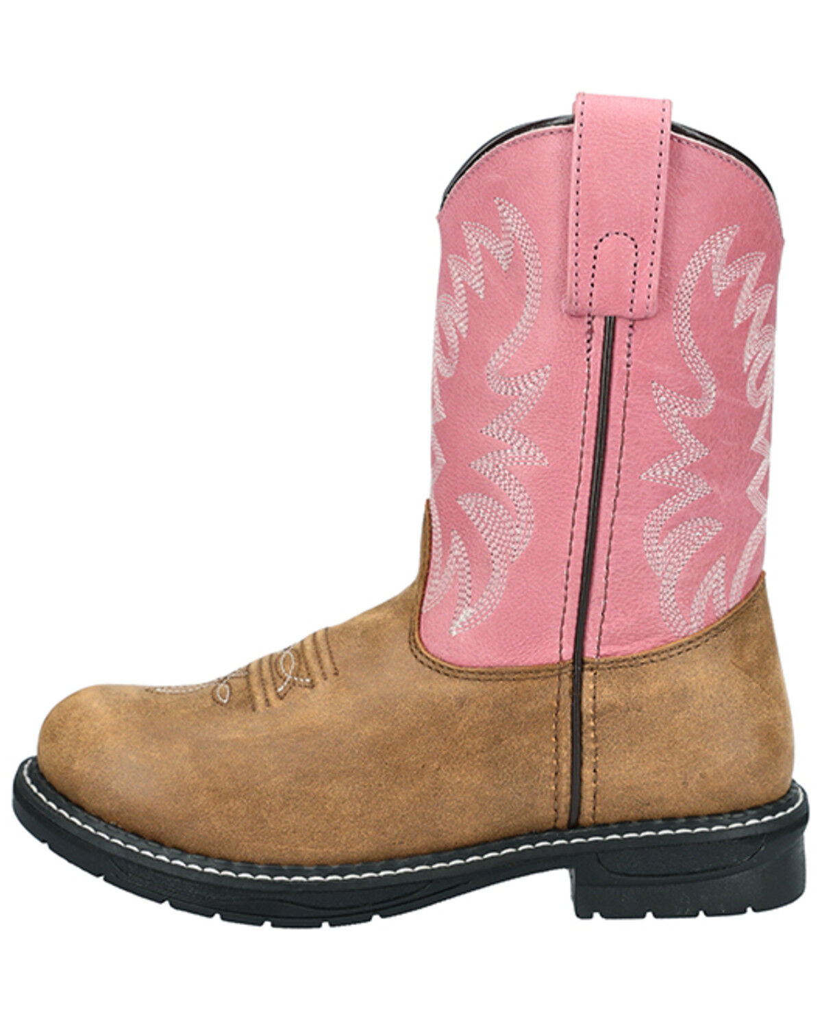 Image #3 - Smoky Mountain Girls' Buffalo Western Boots - Round Toe, Brown, hi-res