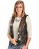 Image #1 - Kobler Floral Tooled Leather Vest, Black, hi-res