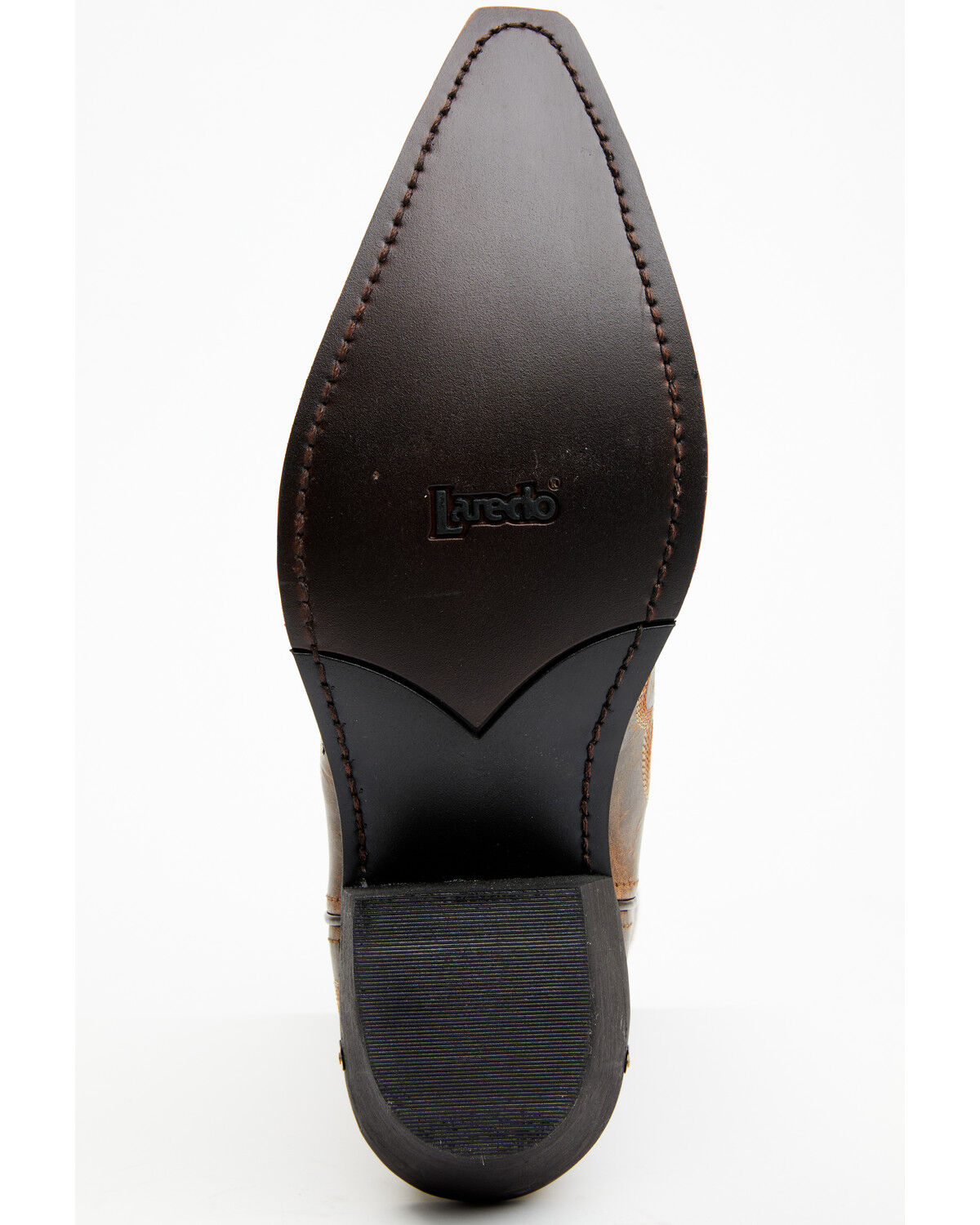 Image #7 - Laredo Men's 12" Fancy Stitch Western Boots - Snip Toe, Tan, hi-res