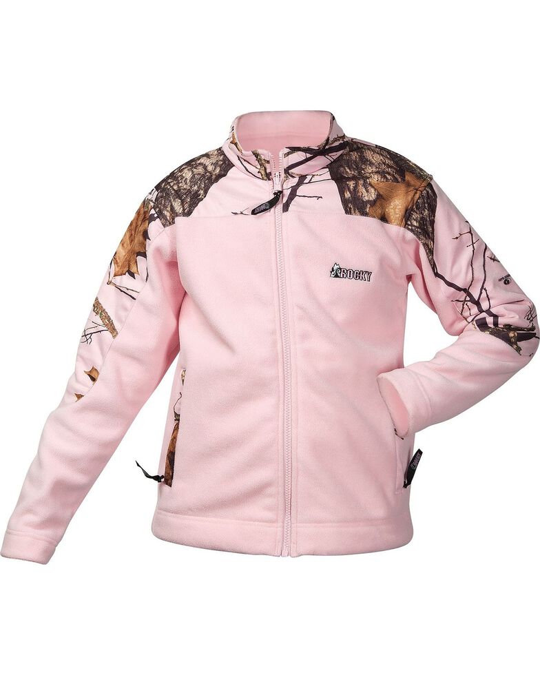 Rocky Women's Realtree Camo Fleece Jacket, Pink, hi-res